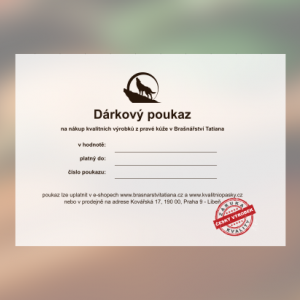 Dárkové poukazy