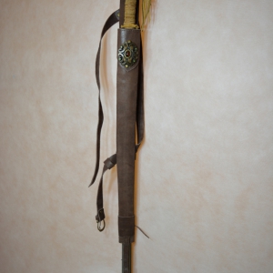 Kožená historická pochva na meč 060 - 070 cm