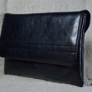 Dámská kožená společenská kabelka - psaníčko do ruky