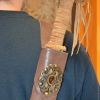 Kožená historická pochva na meč 090 - 100 cm