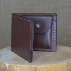 Pánská kožená peněženka kombinovaná skladem